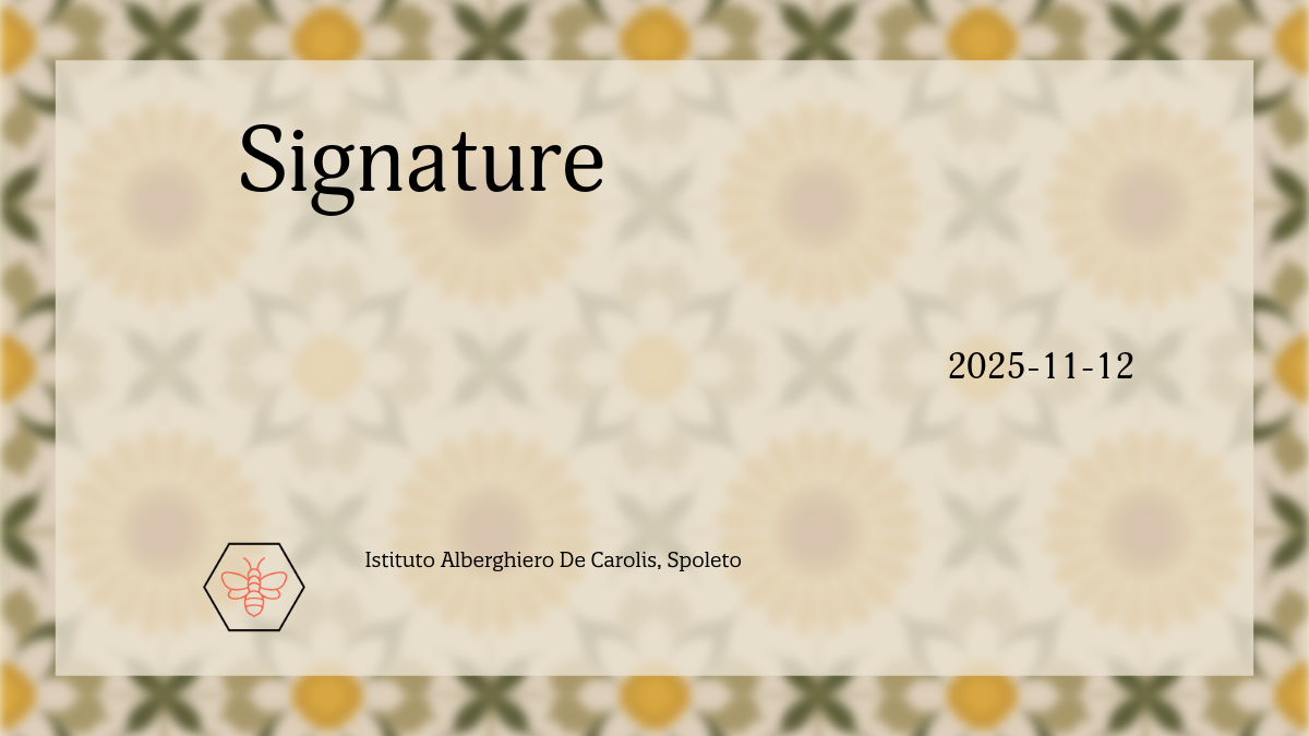 Signature: la ricetta per identità globali