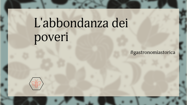 L’abbondanza dei poveri